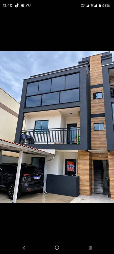 Vidro residencial com película de privacidade
